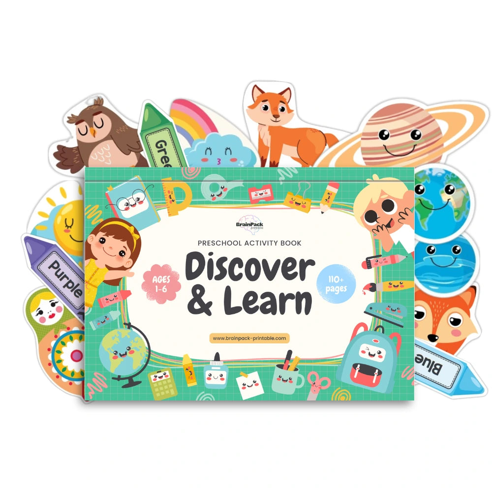 Pack d'Activités Préscolaires (Édition Anglaise)