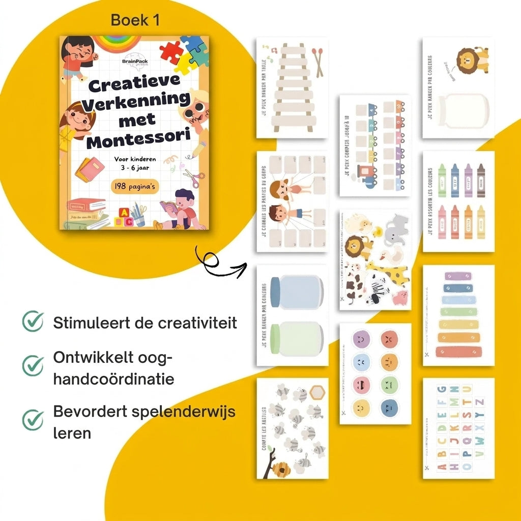Creatieve Verkenning met Montessori (NL) – voorbeeld van de printbare activiteiten 2